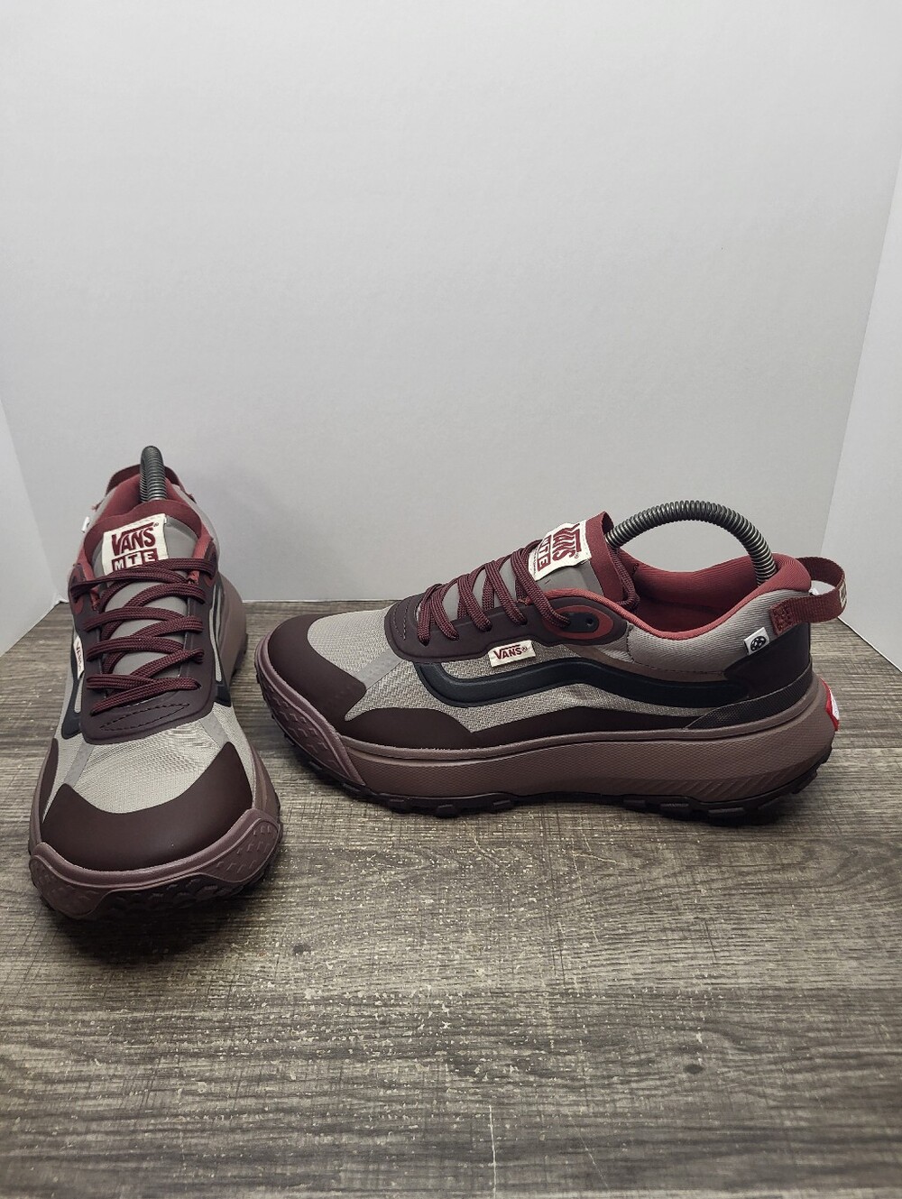 Vans MTE Crosspath Maroon Grey Sneakers Mens 8 Women's 9.5 NEW